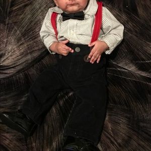 Baby boy overall outfit